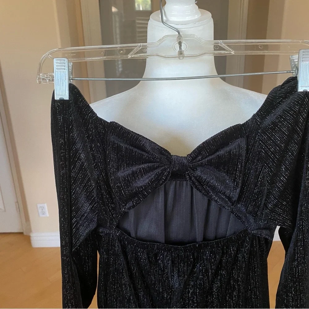 NWT Old Navy Kids Shimmer Black Stretch Jumpsuit